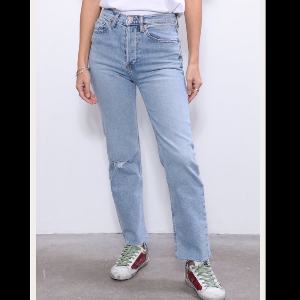 REDONE stove pipe cloudy blue 25